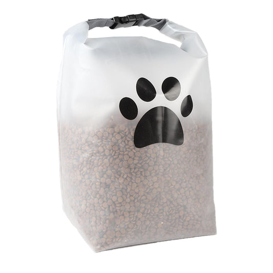 Brabtod Roll Top Dog Food Travel Bag 42cup,Travel Dog Food Container,Reusable EVA Dog Food Bag,Waterproof Dog Kibble Container,Dog Camping Essential-Ideal for Dog Boarding,Weekend Getaways